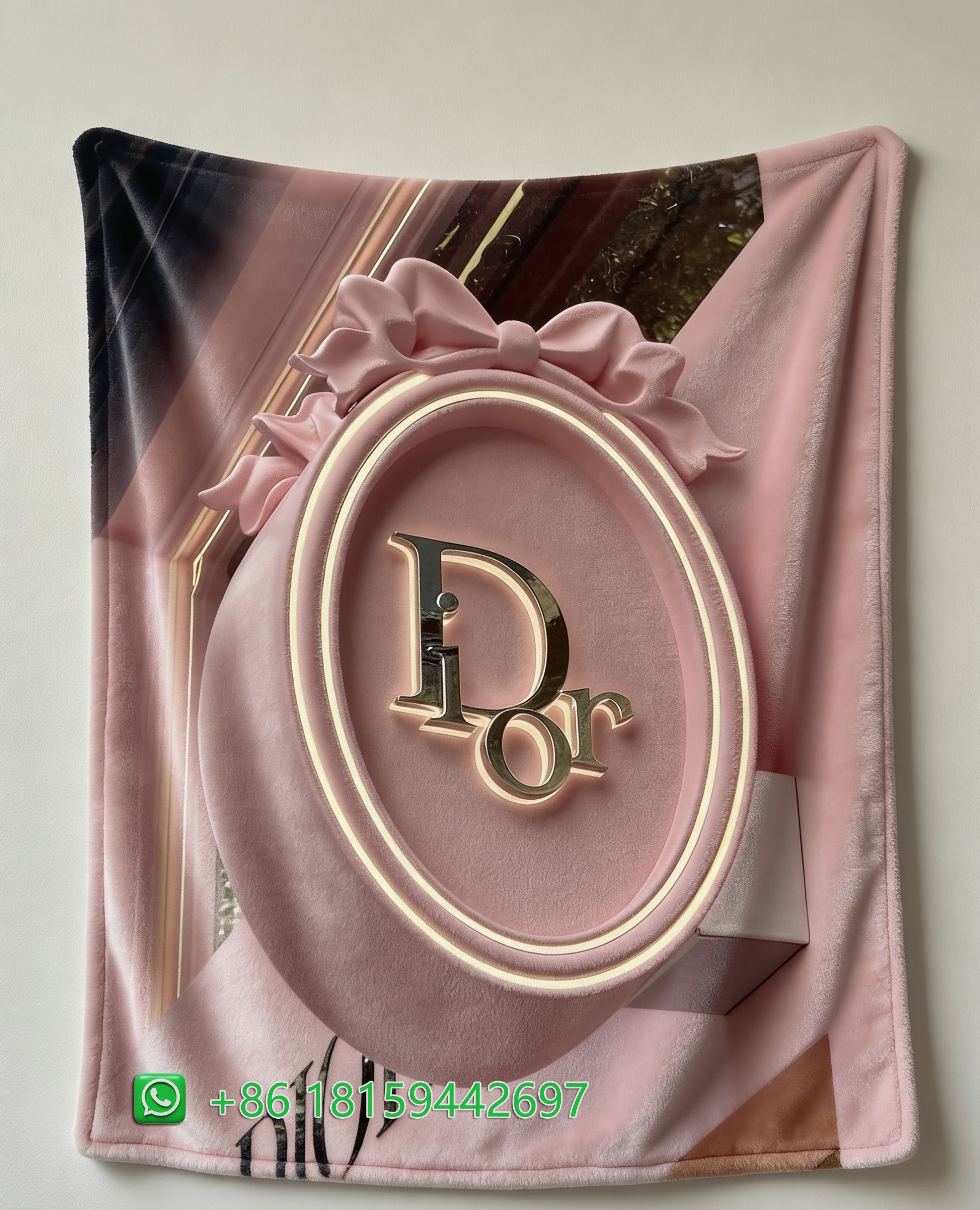 Dior Throw Blankets